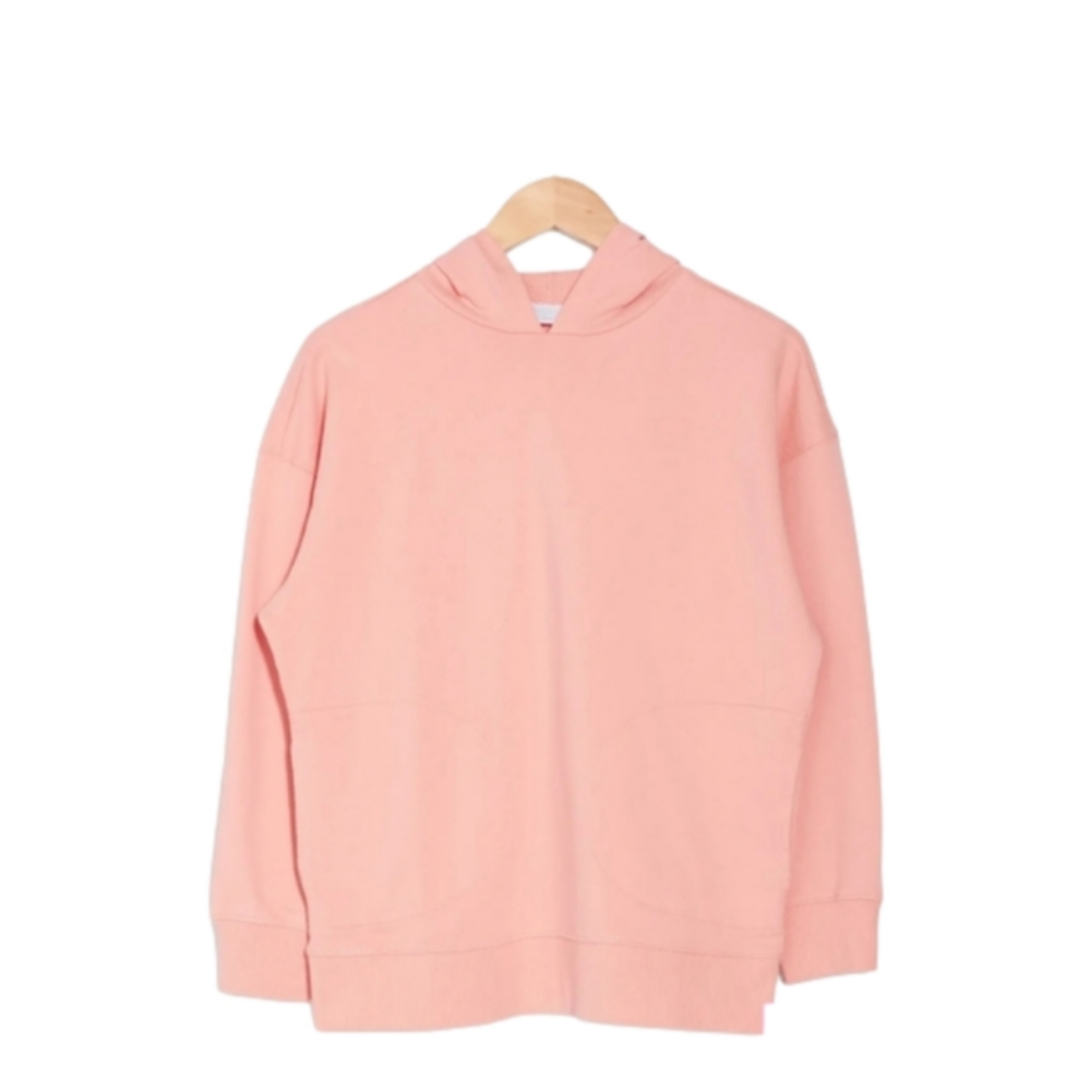 NWT KNIT PULLOVER HOODIE IN PINK PUDDING Medium